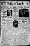 Daily Record Saturday 14 January 1933 Page 1