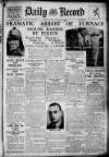 Daily Record Monday 16 January 1933 Page 1