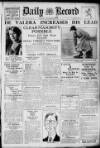 Daily Record Friday 27 January 1933 Page 1