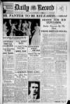 Daily Record Thursday 02 November 1933 Page 1
