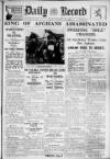 Daily Record Thursday 09 November 1933 Page 1