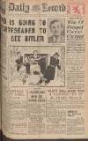 Daily Record Saturday 12 August 1939 Page 1