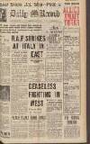 Daily Record Wednesday 12 June 1940 Page 1