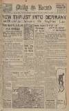 Daily Record Wednesday 13 September 1944 Page 1