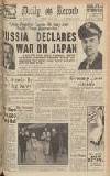 Daily Record Thursday 09 August 1945 Page 1