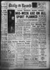Daily Record Saturday 08 March 1947 Page 1