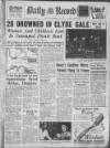 Daily Record Monday 15 September 1947 Page 1