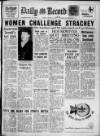 Daily Record Monday 07 March 1949 Page 1