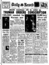 Daily Record Saturday 08 July 1950 Page 1