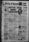 Daily Record Wednesday 21 February 1951 Page 1