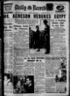 Daily Record Thursday 11 October 1951 Page 1