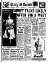 Daily Record Friday 22 May 1953 Page 1