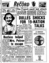Daily Record Wednesday 21 April 1954 Page 1