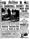 Daily Record Wednesday 28 April 1954 Page 1