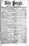 The People Sunday 22 October 1882 Page 1