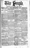 The People Sunday 12 November 1882 Page 1