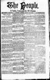 The People Sunday 28 January 1883 Page 1