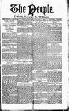 The People Sunday 13 January 1884 Page 1