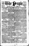The People Sunday 31 August 1884 Page 1