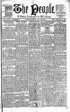 The People Sunday 28 July 1889 Page 1