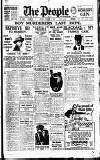 The People Sunday 08 November 1925 Page 1