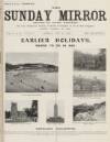 The Sunday Mirror Sunday 17 May 1914 Page 1