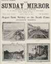 The Sunday Mirror Sunday 26 July 1914 Page 1
