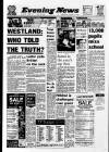 Edinburgh Evening News Wednesday 15 January 1986 Page 1