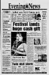 Edinburgh Evening News Saturday 11 August 1990 Page 1