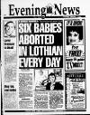 Edinburgh Evening News Saturday 07 January 1995 Page 1