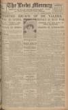Leeds Mercury Saturday 29 July 1922 Page 1
