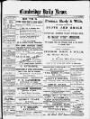 Cambridge Daily News Wednesday 05 September 1888 Page 1