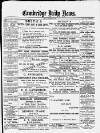 Cambridge Daily News Friday 14 September 1888 Page 1