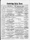 Cambridge Daily News Thursday 04 October 1888 Page 1