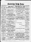 Cambridge Daily News Tuesday 23 October 1888 Page 1