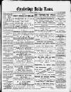 Cambridge Daily News Wednesday 31 October 1888 Page 1