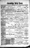 Cambridge Daily News Tuesday 29 January 1889 Page 1