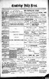 Cambridge Daily News Monday 04 February 1889 Page 1