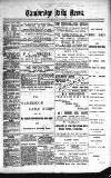 Cambridge Daily News Tuesday 12 February 1889 Page 1