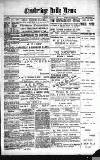 Cambridge Daily News Wednesday 20 February 1889 Page 1