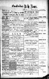 Cambridge Daily News Friday 08 March 1889 Page 1