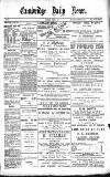 Cambridge Daily News Saturday 08 June 1889 Page 1