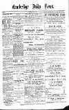 Cambridge Daily News Saturday 22 June 1889 Page 1