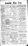 Cambridge Daily News Monday 01 July 1889 Page 1