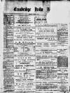 Cambridge Daily News Wednesday 29 January 1890 Page 1