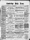 Cambridge Daily News Friday 03 January 1890 Page 1