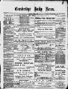 Cambridge Daily News Saturday 04 January 1890 Page 1