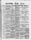 Cambridge Daily News Friday 25 September 1891 Page 1