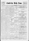 Cambridge Daily News Tuesday 12 January 1897 Page 1