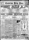 Cambridge Daily News Friday 14 January 1916 Page 1